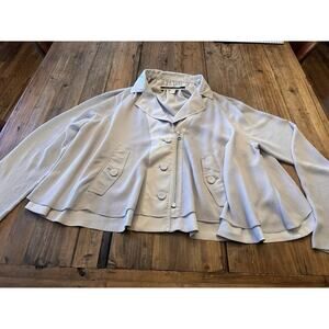 Daughters Of Liberation Anthropologie Lightweight Jacket Military Size Large